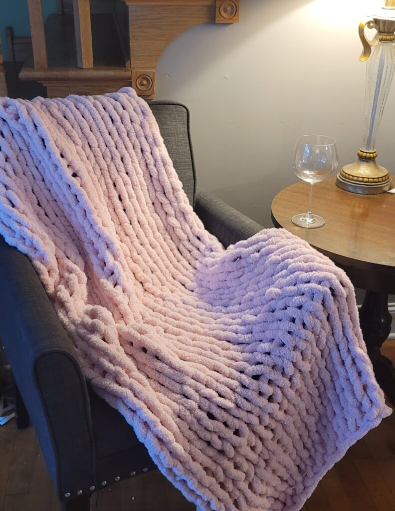 Create your own Chunky Chenille Blanket